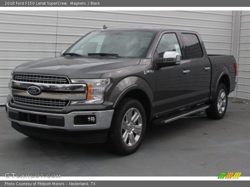Magnetic / Black 2018 Ford F150 Lariat SuperCrew