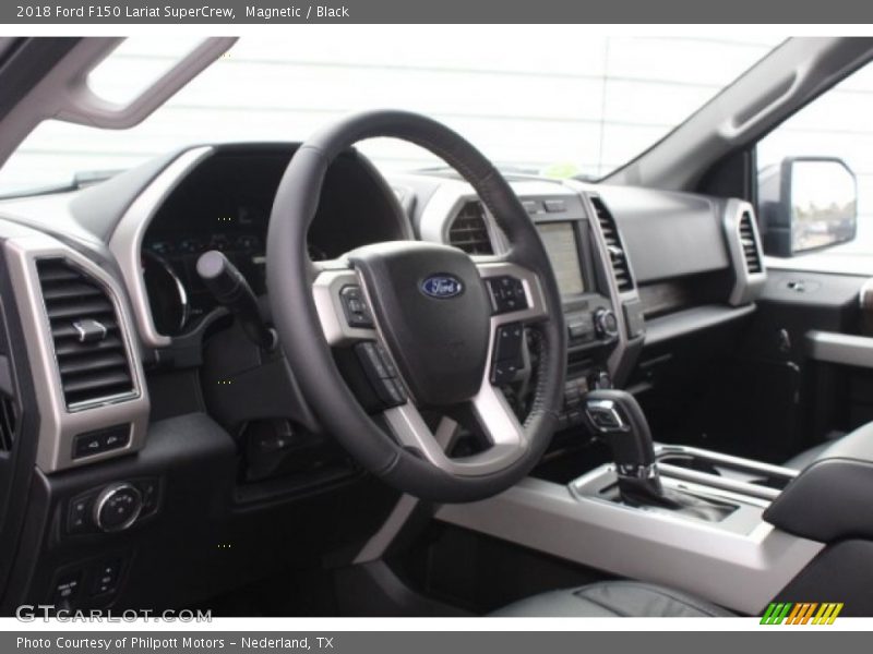 Magnetic / Black 2018 Ford F150 Lariat SuperCrew