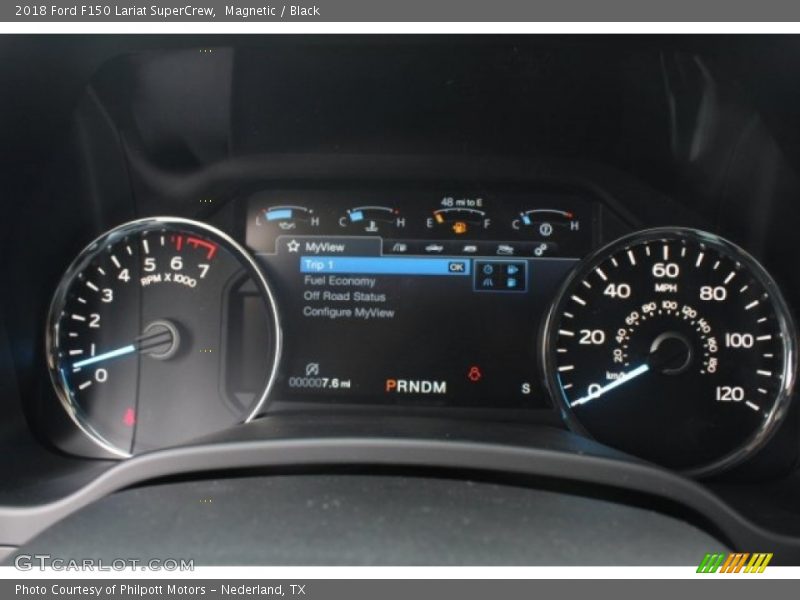 Magnetic / Black 2018 Ford F150 Lariat SuperCrew