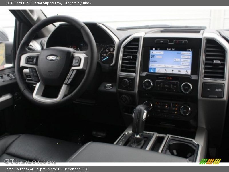 Magnetic / Black 2018 Ford F150 Lariat SuperCrew