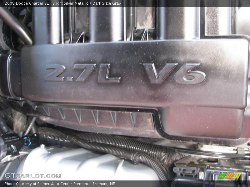 Bright Silver Metallic / Dark Slate Gray 2008 Dodge Charger SE