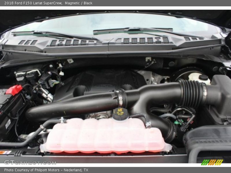 Magnetic / Black 2018 Ford F150 Lariat SuperCrew