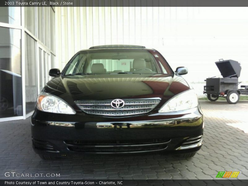 Black / Stone 2003 Toyota Camry LE