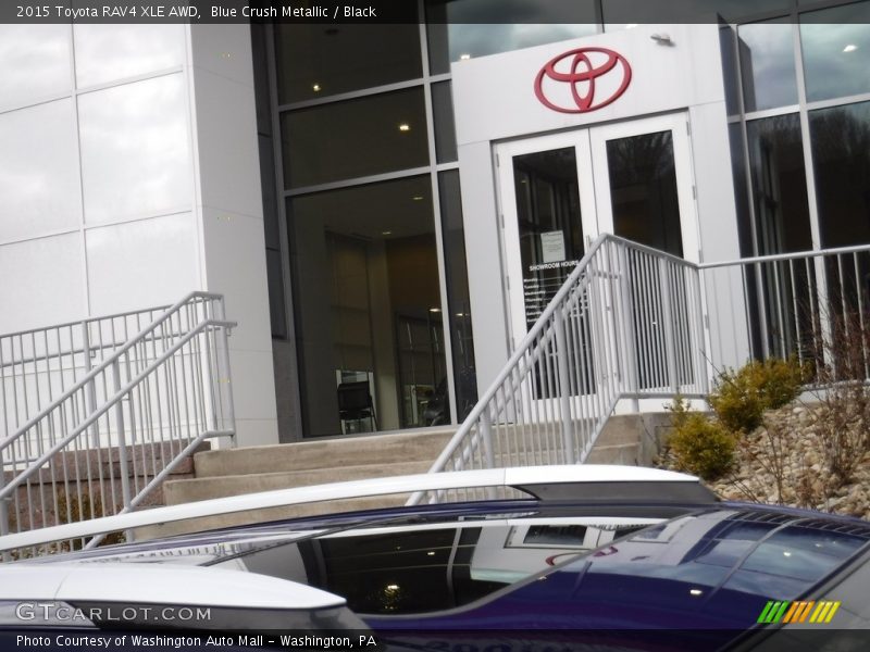 Blue Crush Metallic / Black 2015 Toyota RAV4 XLE AWD