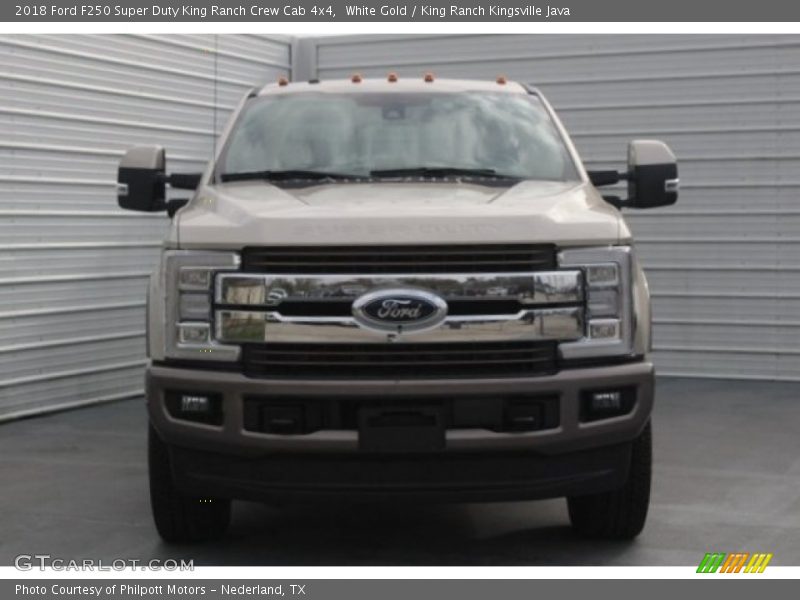 White Gold / King Ranch Kingsville Java 2018 Ford F250 Super Duty King Ranch Crew Cab 4x4