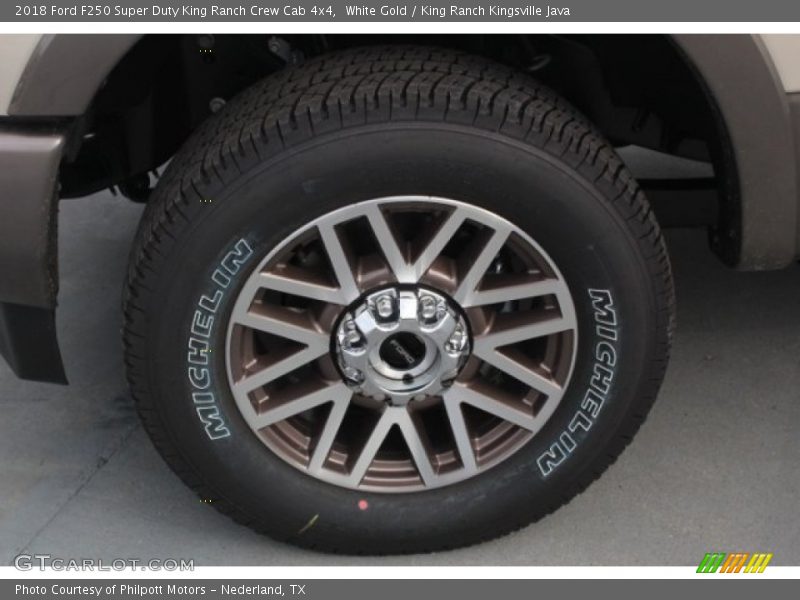 White Gold / King Ranch Kingsville Java 2018 Ford F250 Super Duty King Ranch Crew Cab 4x4