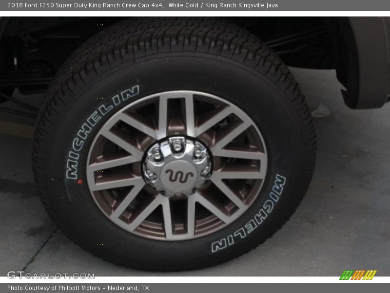 White Gold / King Ranch Kingsville Java 2018 Ford F250 Super Duty King Ranch Crew Cab 4x4