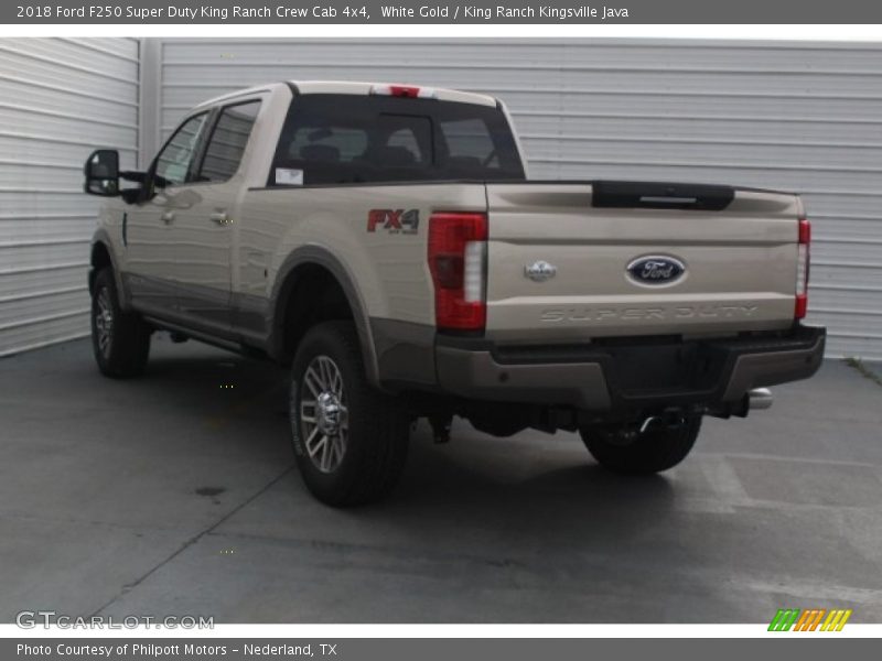 White Gold / King Ranch Kingsville Java 2018 Ford F250 Super Duty King Ranch Crew Cab 4x4