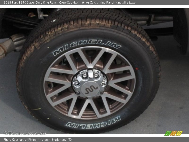 White Gold / King Ranch Kingsville Java 2018 Ford F250 Super Duty King Ranch Crew Cab 4x4