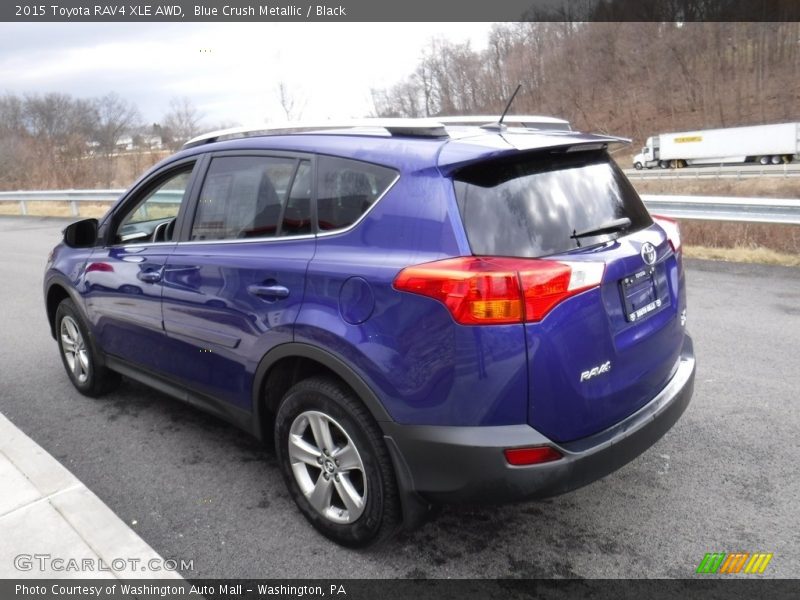Blue Crush Metallic / Black 2015 Toyota RAV4 XLE AWD