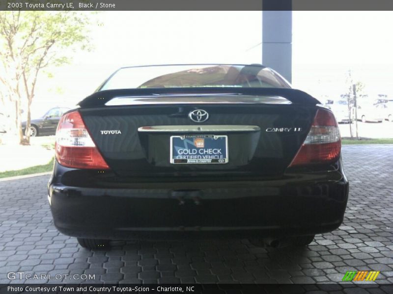 Black / Stone 2003 Toyota Camry LE