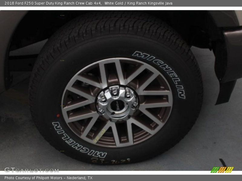 White Gold / King Ranch Kingsville Java 2018 Ford F250 Super Duty King Ranch Crew Cab 4x4