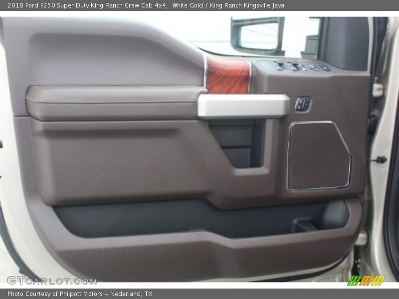 White Gold / King Ranch Kingsville Java 2018 Ford F250 Super Duty King Ranch Crew Cab 4x4
