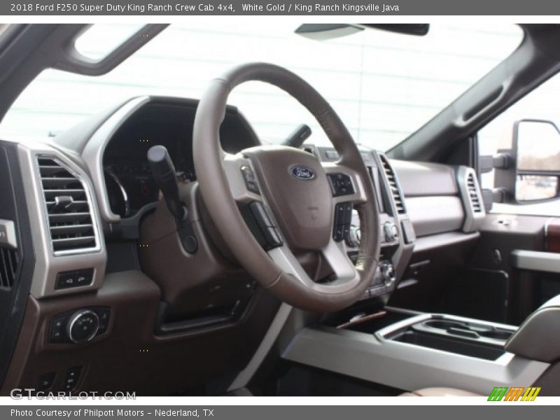 White Gold / King Ranch Kingsville Java 2018 Ford F250 Super Duty King Ranch Crew Cab 4x4