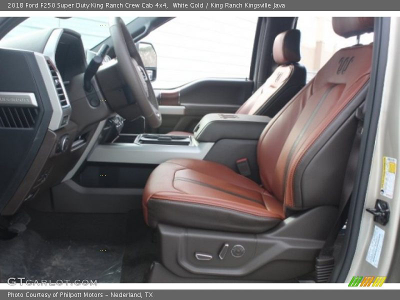 White Gold / King Ranch Kingsville Java 2018 Ford F250 Super Duty King Ranch Crew Cab 4x4