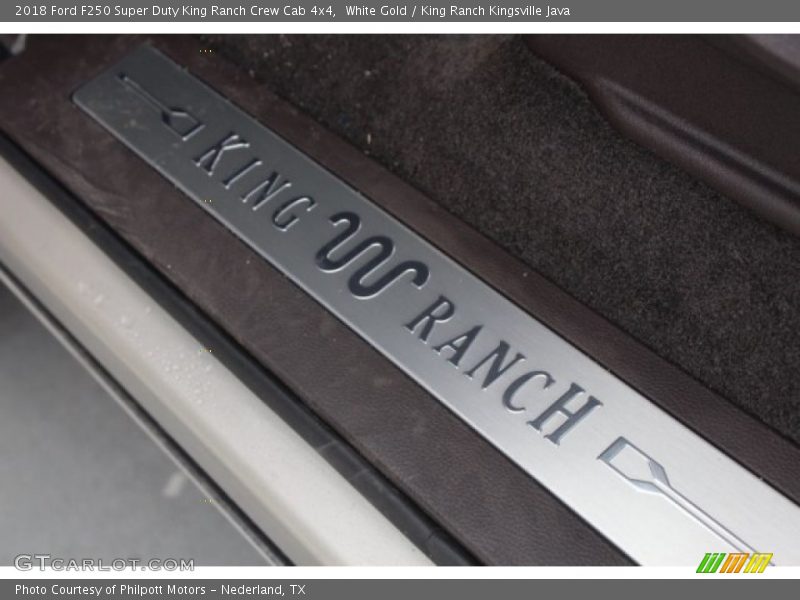 White Gold / King Ranch Kingsville Java 2018 Ford F250 Super Duty King Ranch Crew Cab 4x4