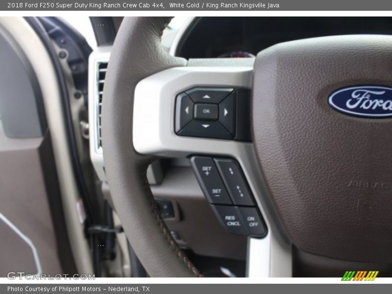 White Gold / King Ranch Kingsville Java 2018 Ford F250 Super Duty King Ranch Crew Cab 4x4
