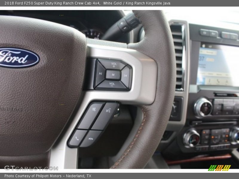 White Gold / King Ranch Kingsville Java 2018 Ford F250 Super Duty King Ranch Crew Cab 4x4