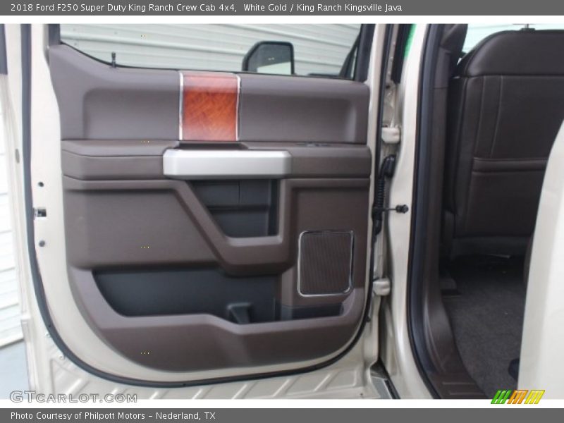 White Gold / King Ranch Kingsville Java 2018 Ford F250 Super Duty King Ranch Crew Cab 4x4