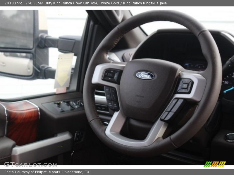 White Gold / King Ranch Kingsville Java 2018 Ford F250 Super Duty King Ranch Crew Cab 4x4