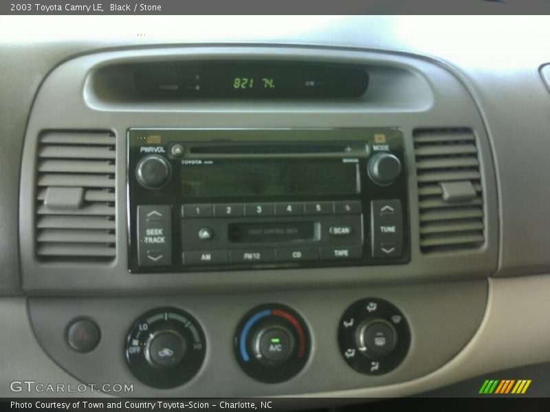 Black / Stone 2003 Toyota Camry LE