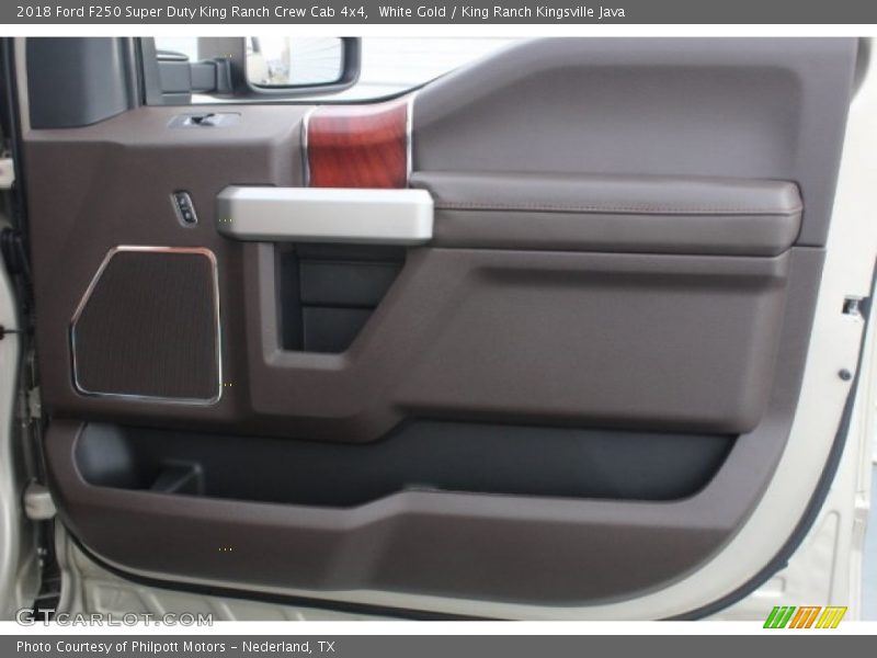 White Gold / King Ranch Kingsville Java 2018 Ford F250 Super Duty King Ranch Crew Cab 4x4