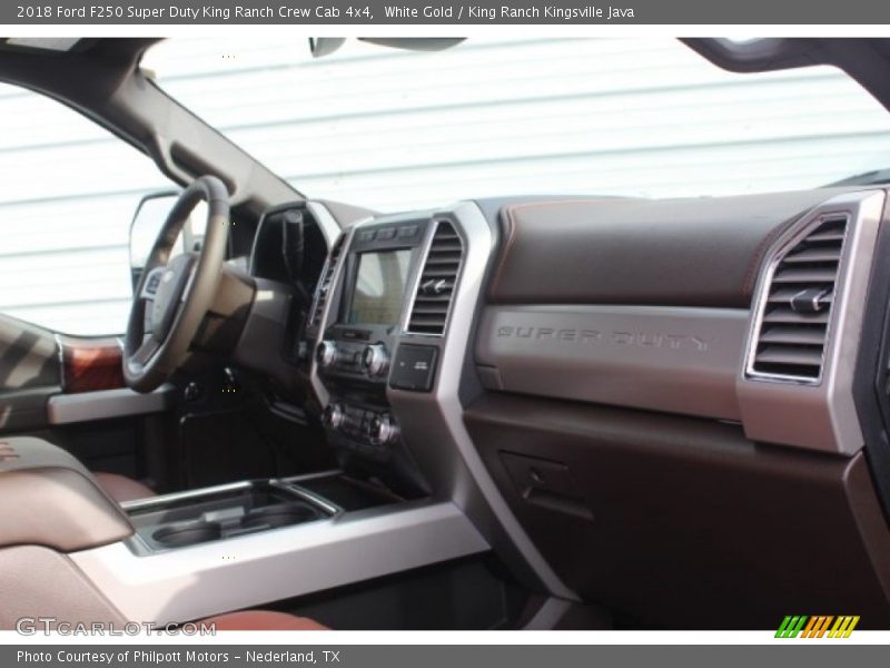 White Gold / King Ranch Kingsville Java 2018 Ford F250 Super Duty King Ranch Crew Cab 4x4