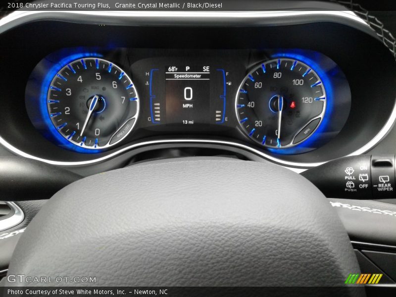 Granite Crystal Metallic / Black/Diesel 2018 Chrysler Pacifica Touring Plus
