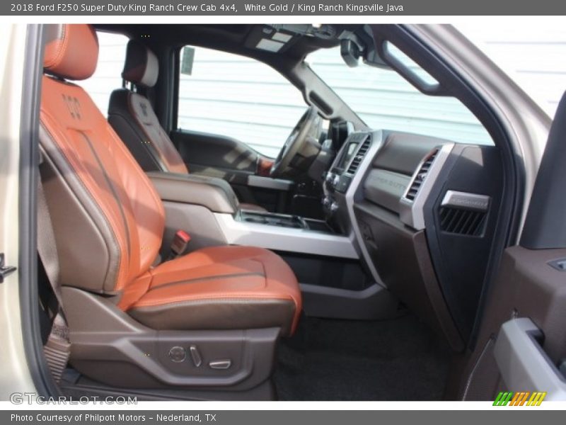 White Gold / King Ranch Kingsville Java 2018 Ford F250 Super Duty King Ranch Crew Cab 4x4