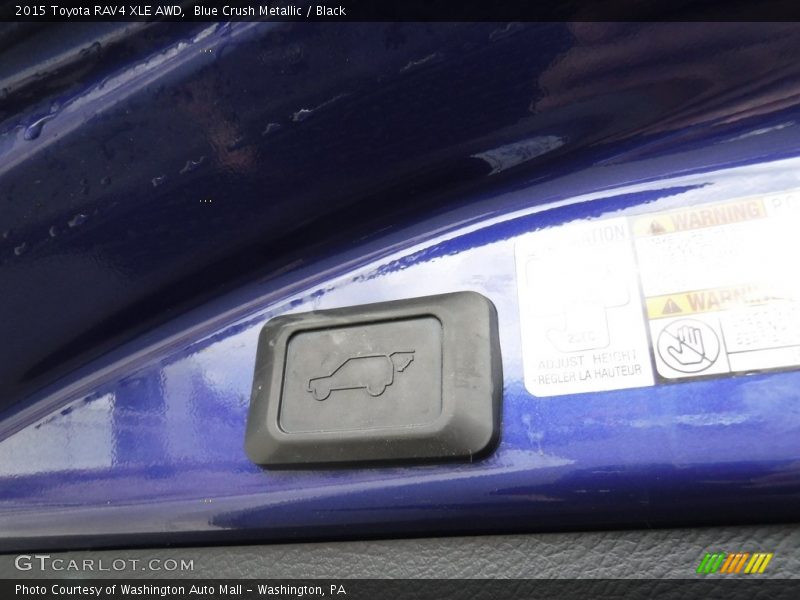 Blue Crush Metallic / Black 2015 Toyota RAV4 XLE AWD