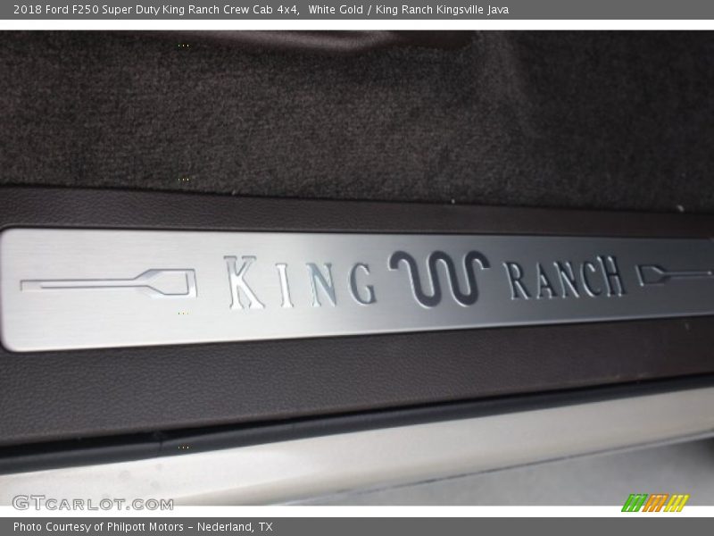 White Gold / King Ranch Kingsville Java 2018 Ford F250 Super Duty King Ranch Crew Cab 4x4