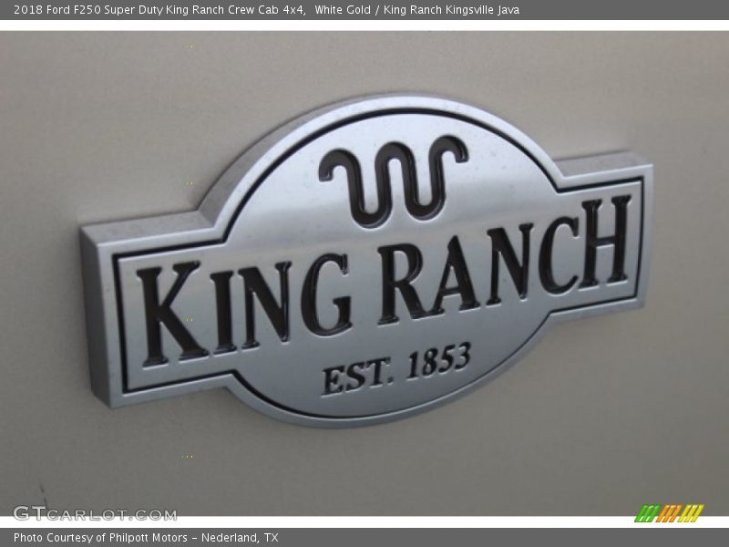 White Gold / King Ranch Kingsville Java 2018 Ford F250 Super Duty King Ranch Crew Cab 4x4