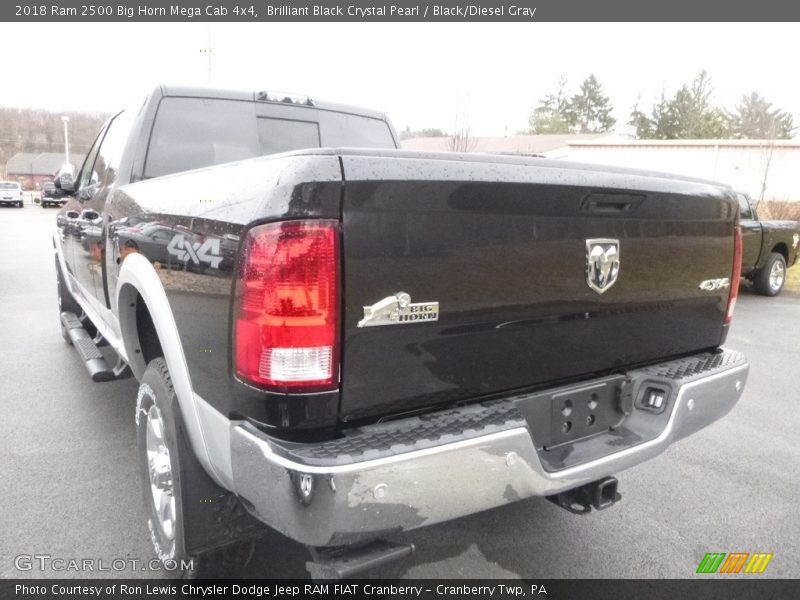 Brilliant Black Crystal Pearl / Black/Diesel Gray 2018 Ram 2500 Big Horn Mega Cab 4x4