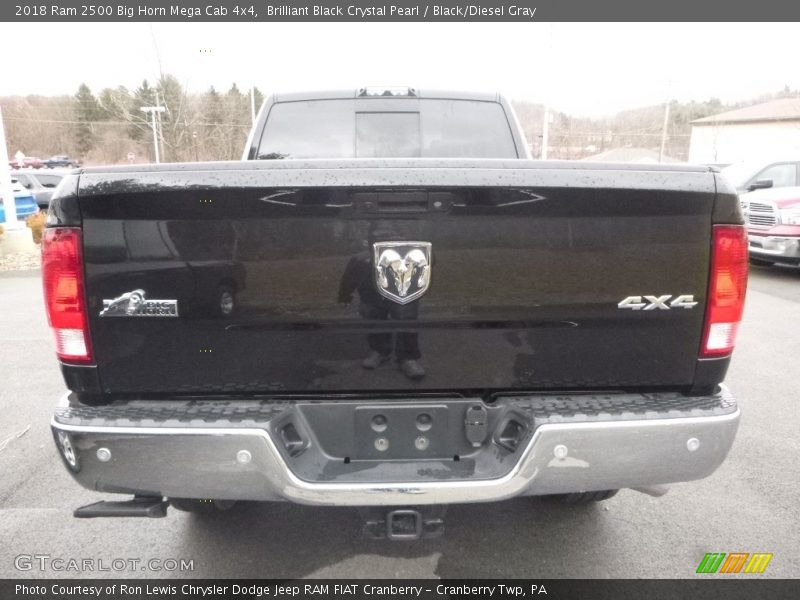 Brilliant Black Crystal Pearl / Black/Diesel Gray 2018 Ram 2500 Big Horn Mega Cab 4x4