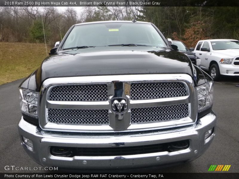 Brilliant Black Crystal Pearl / Black/Diesel Gray 2018 Ram 2500 Big Horn Mega Cab 4x4