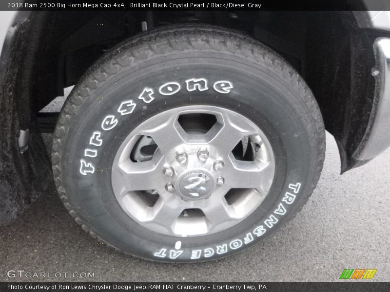 Brilliant Black Crystal Pearl / Black/Diesel Gray 2018 Ram 2500 Big Horn Mega Cab 4x4