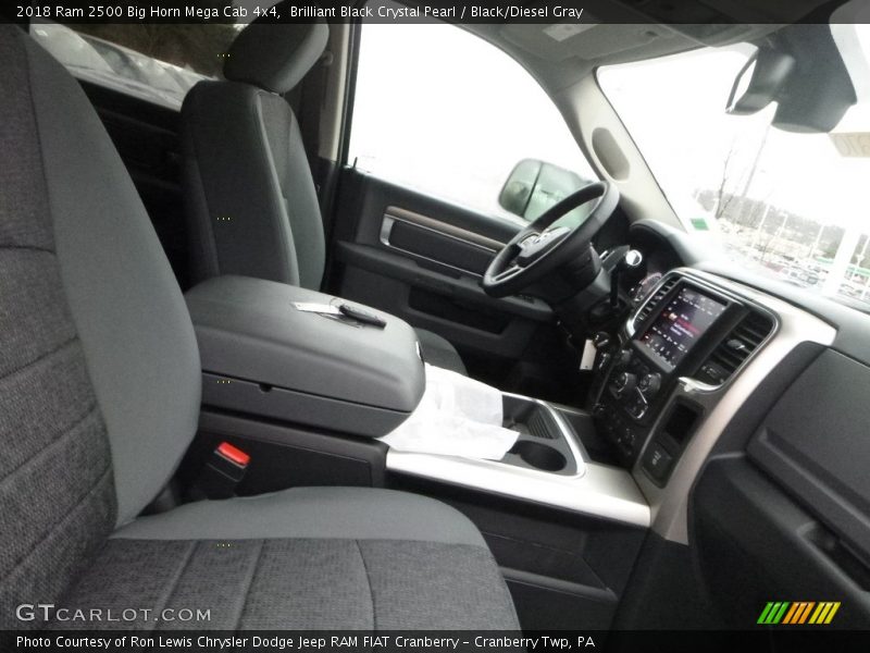Brilliant Black Crystal Pearl / Black/Diesel Gray 2018 Ram 2500 Big Horn Mega Cab 4x4