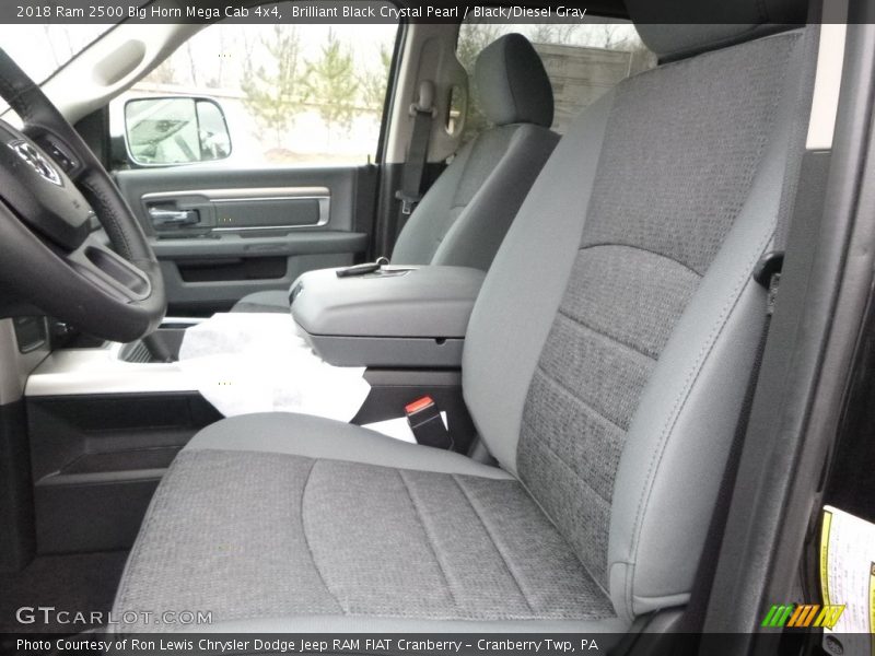 Brilliant Black Crystal Pearl / Black/Diesel Gray 2018 Ram 2500 Big Horn Mega Cab 4x4