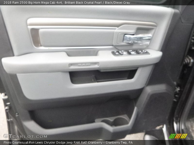Brilliant Black Crystal Pearl / Black/Diesel Gray 2018 Ram 2500 Big Horn Mega Cab 4x4