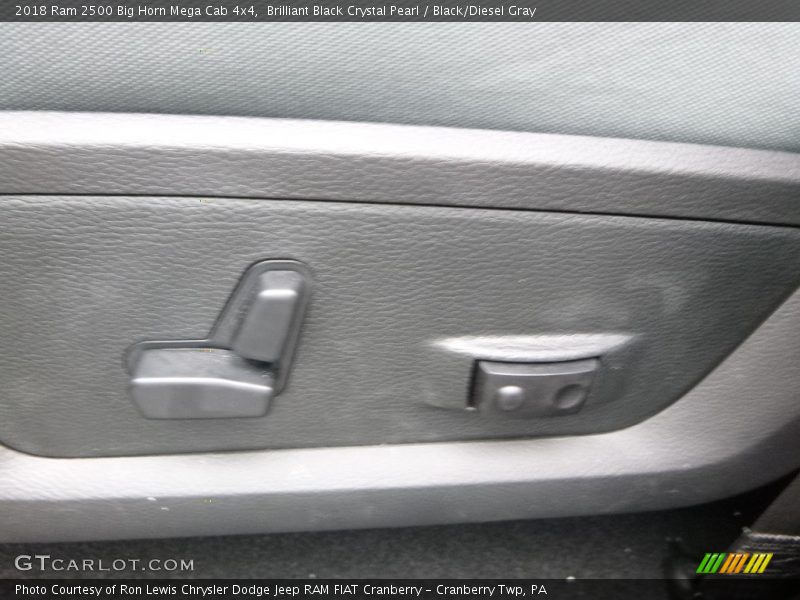 Brilliant Black Crystal Pearl / Black/Diesel Gray 2018 Ram 2500 Big Horn Mega Cab 4x4