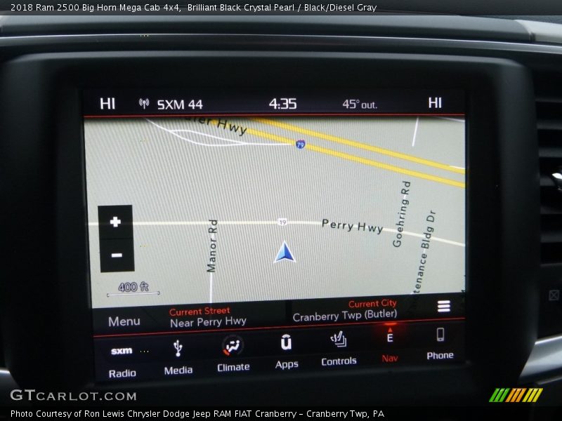 Brilliant Black Crystal Pearl / Black/Diesel Gray 2018 Ram 2500 Big Horn Mega Cab 4x4