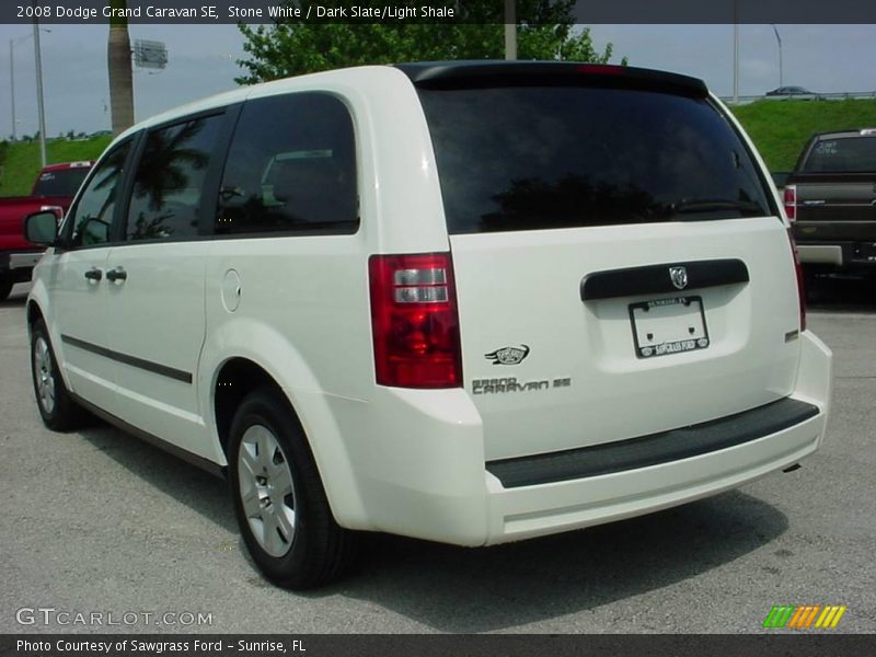 Stone White / Dark Slate/Light Shale 2008 Dodge Grand Caravan SE