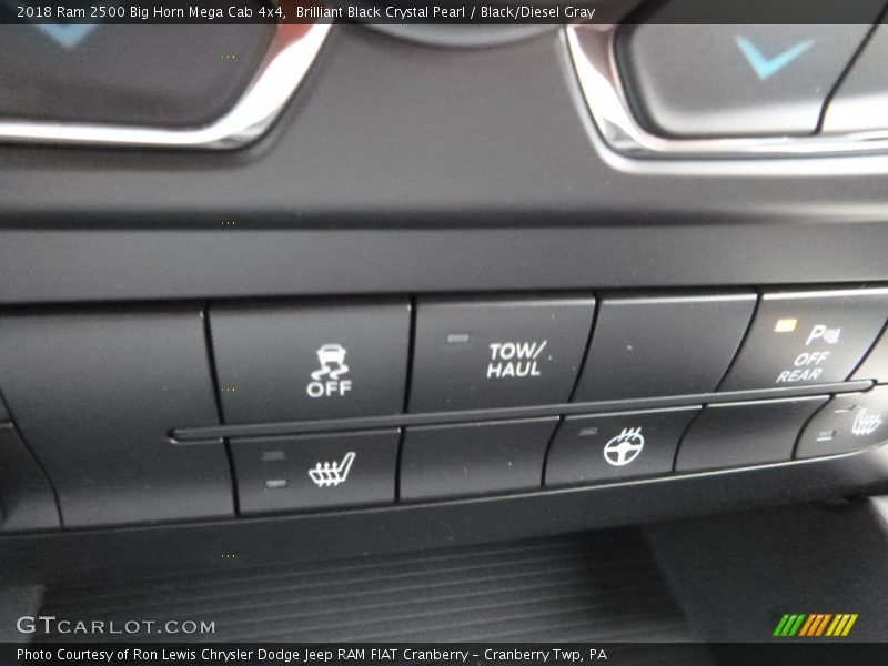 Brilliant Black Crystal Pearl / Black/Diesel Gray 2018 Ram 2500 Big Horn Mega Cab 4x4
