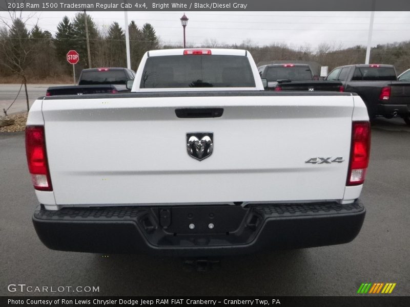 Bright White / Black/Diesel Gray 2018 Ram 1500 Tradesman Regular Cab 4x4