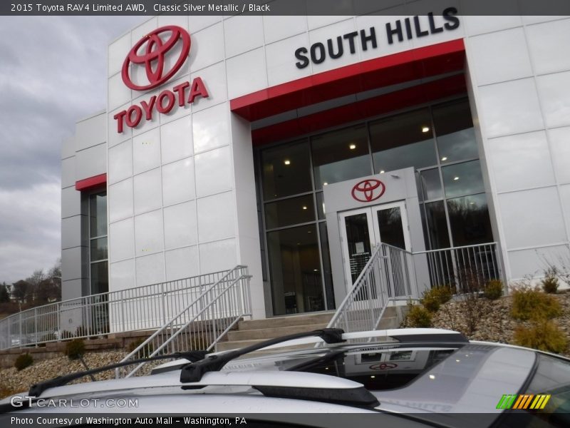Classic Silver Metallic / Black 2015 Toyota RAV4 Limited AWD