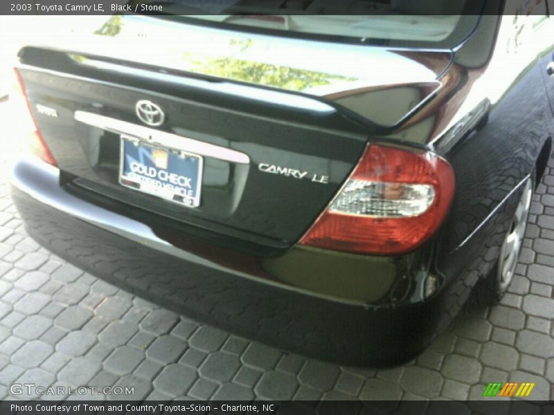 Black / Stone 2003 Toyota Camry LE