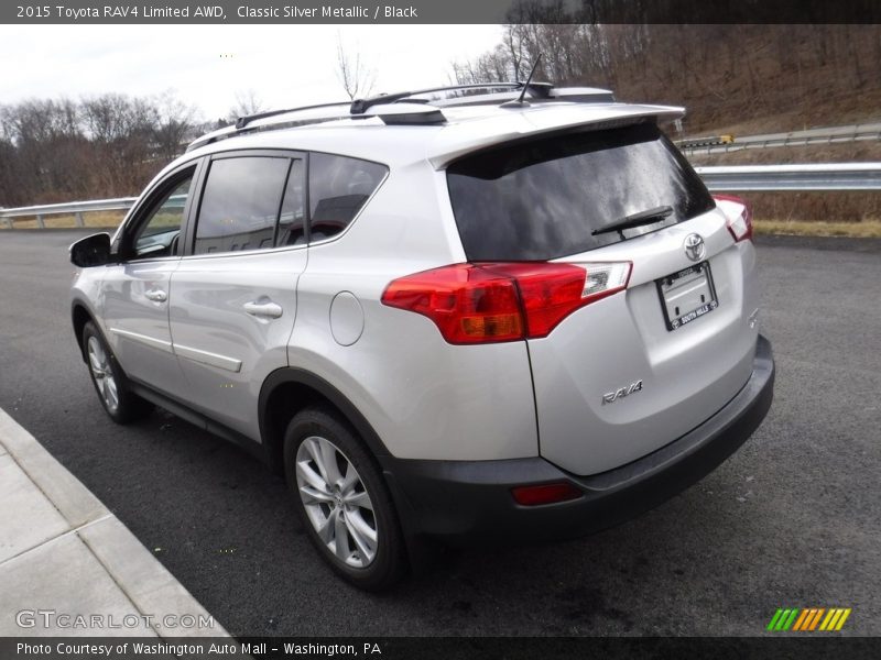 Classic Silver Metallic / Black 2015 Toyota RAV4 Limited AWD