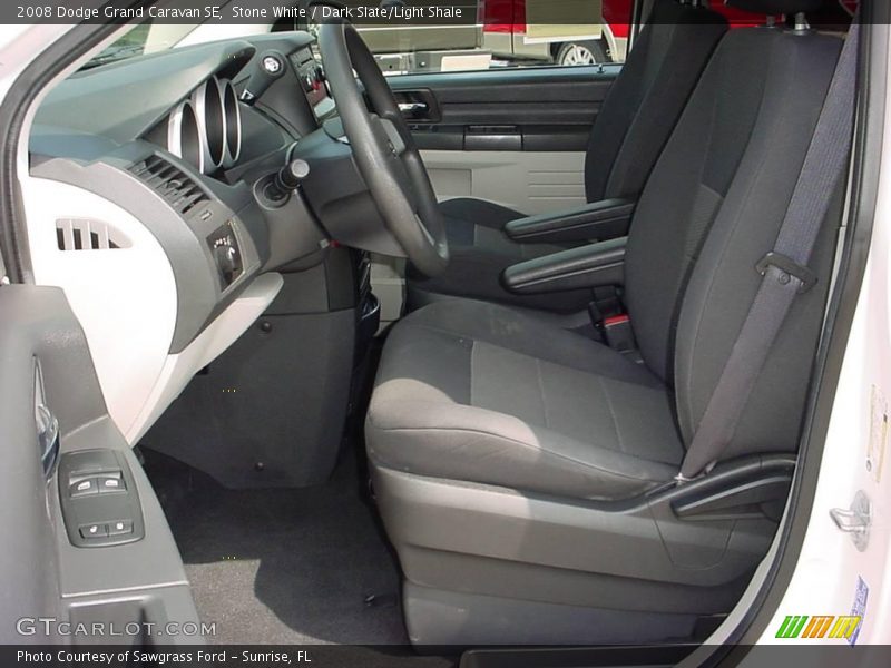 Stone White / Dark Slate/Light Shale 2008 Dodge Grand Caravan SE