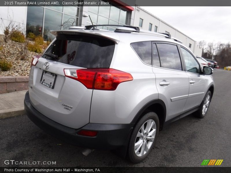 Classic Silver Metallic / Black 2015 Toyota RAV4 Limited AWD