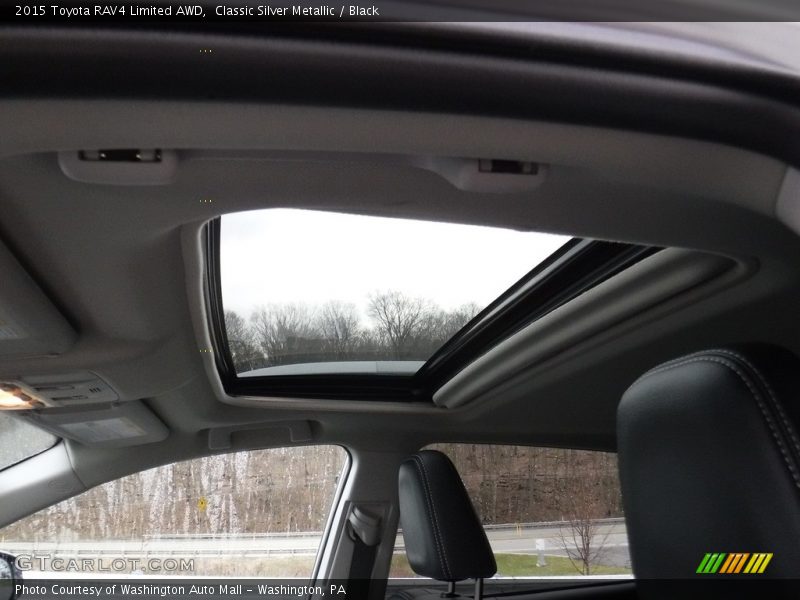 Classic Silver Metallic / Black 2015 Toyota RAV4 Limited AWD